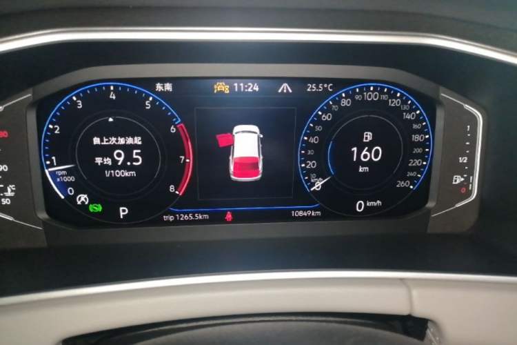 Used Volkswagen Tayron 2023 Revised Version 380TSI All-Wheel Drive R-Line High-Energy Edition Instrument Cluster
