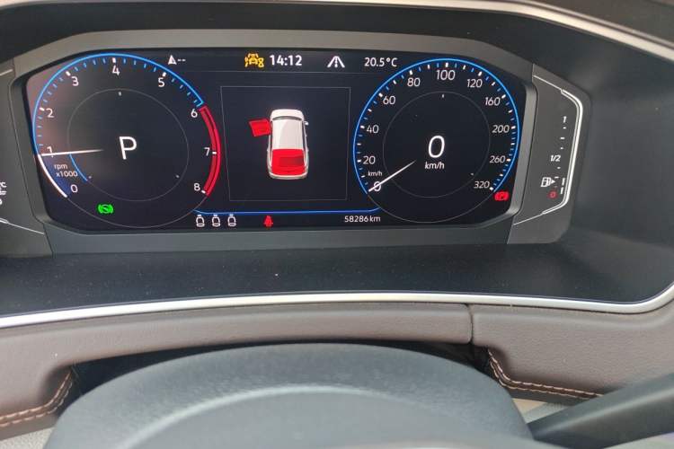 Used Volkswagen Tayron 2023 380TSI Four-Wheel Drive R-Line High-Energy Version Odometer Close Up