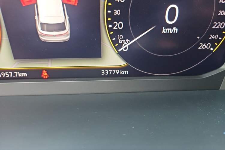 Used Volkswagen Tayron 2023 330TSI Two-Wheel-Drive Luxury Plus Advanced Version Odometer Close Up