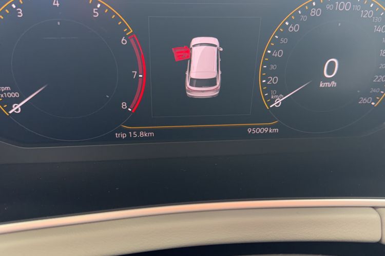 Used Volkswagen Tayron 2023 300TSI Two-Wheel-Drive Luxury Plus Advanced Edition Odometer Close Up