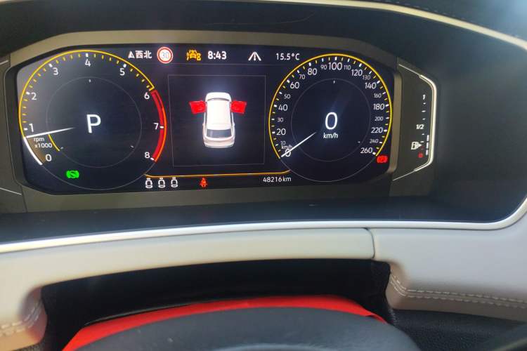 Used Volkswagen Tayron 2023 300TSI Two-Wheel-Drive Luxury Plus Advanced Edition Odometer Close Up