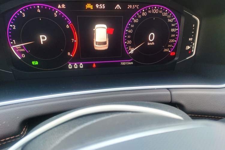 Used Volkswagen Tayron 2023 380TSI Four-Wheel Drive R-Line High-Energy Version Odometer Close Up