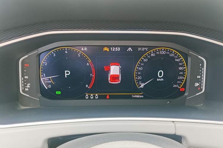 Used Volkswagen Tayron 2023 300TSI Two-Wheel-Drive Luxury Plus Advanced Edition Odometer Close Up