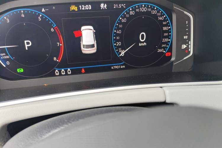 Used Volkswagen Tayron 2023 380TSI Four-Wheel Drive R-Line High-Energy Version Odometer Close Up