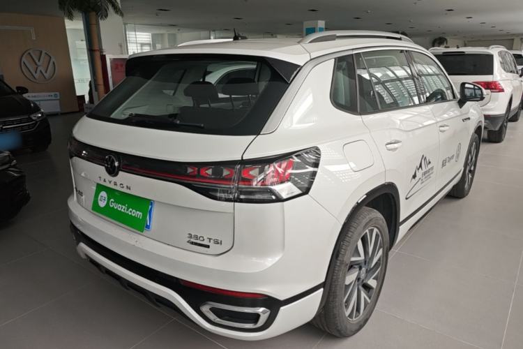 Used Volkswagen Tayron 2023 Revised Version 380TSI All-Wheel Drive R-Line High-Energy Edition Rear Right 45 Deg
