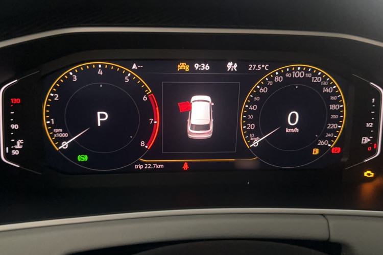 Used Volkswagen Tayron 2024 300TSI Two-Wheel-Drive Luxury Plus Advanced Version Instrument Cluster