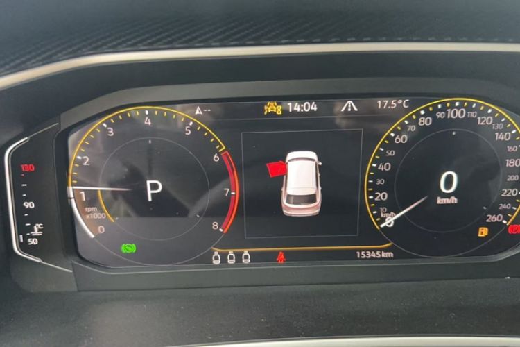 Used Volkswagen Tayron 2024 330TSI Two-Wheel Drive Luxury Plus Advanced Version Odometer Close Up