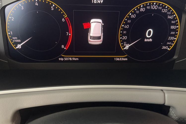 Used Volkswagen Tayron 2024 330TSI Two-Wheel Drive Luxury Plus Advanced Version Odometer Close Up