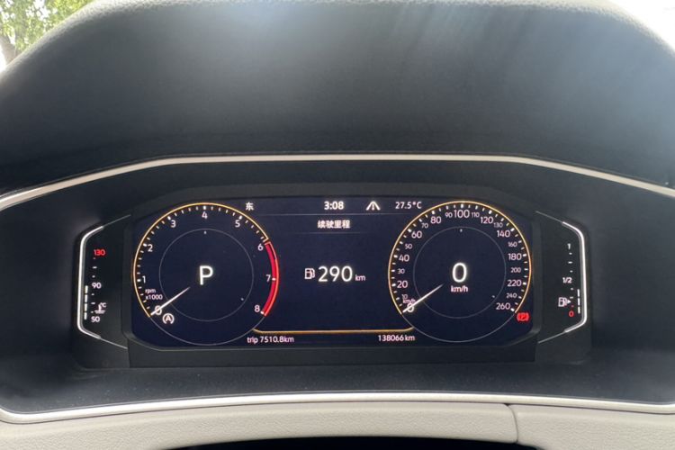 Used Volkswagen Tayron 2024 300TSI Two-Wheel-Drive Luxury Plus Advanced Version Odometer Close Up