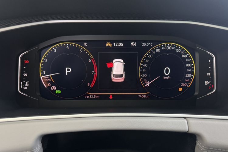 Used Volkswagen Tayron 2024 300TSI Two-Wheel-Drive Luxury Plus Advanced Version Odometer Close Up