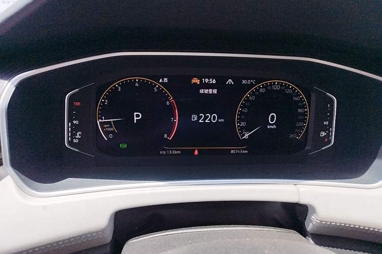 Used Volkswagen Tayron 2024 300TSI Two-Wheel-Drive Luxury Plus Advanced Version Instrument Cluster