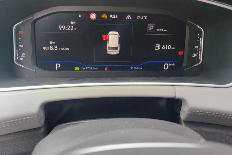 Used Volkswagen Tayron 2024 330TSI Two-Wheel Drive R-Line High-Energy Version Odometer Close Up