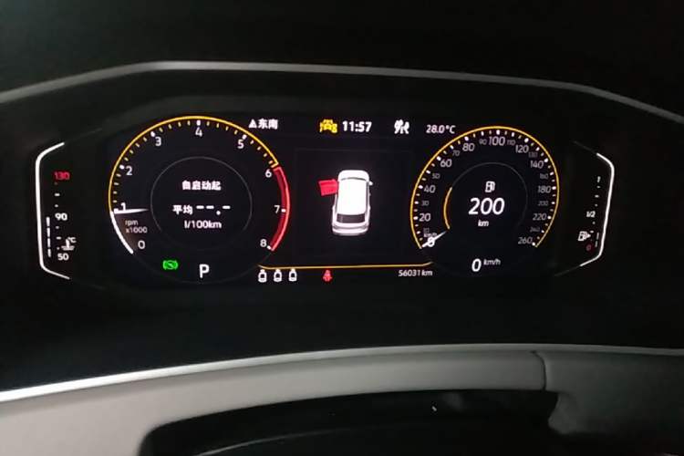 Used Volkswagen Tayron 2024 300TSI Two-Wheel-Drive Luxury Plus Advanced Version Instrument Cluster