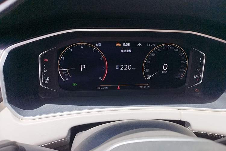 Used Volkswagen Tayron 2024 300TSI Two-Wheel-Drive Luxury Plus Advanced Version Instrument Cluster