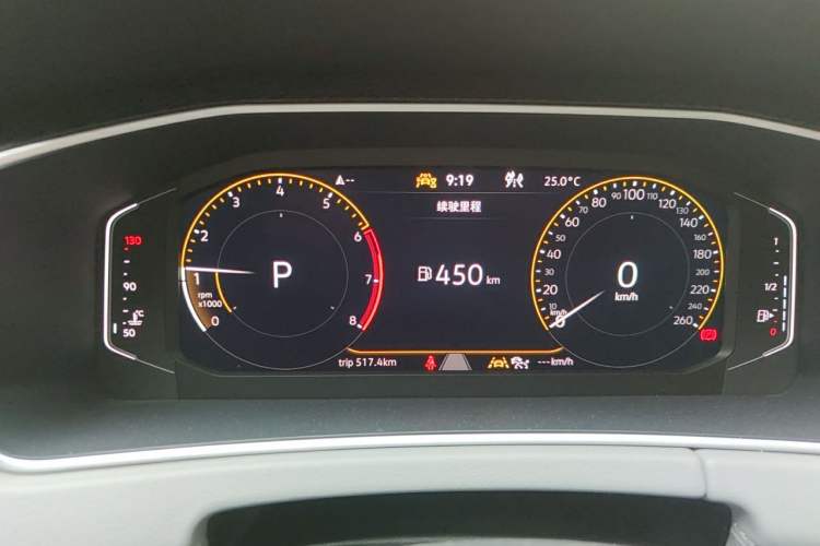 Used Volkswagen Tayron 2024 330TSI Two-Wheel Drive Luxury Plus Advanced Version Instrument Cluster