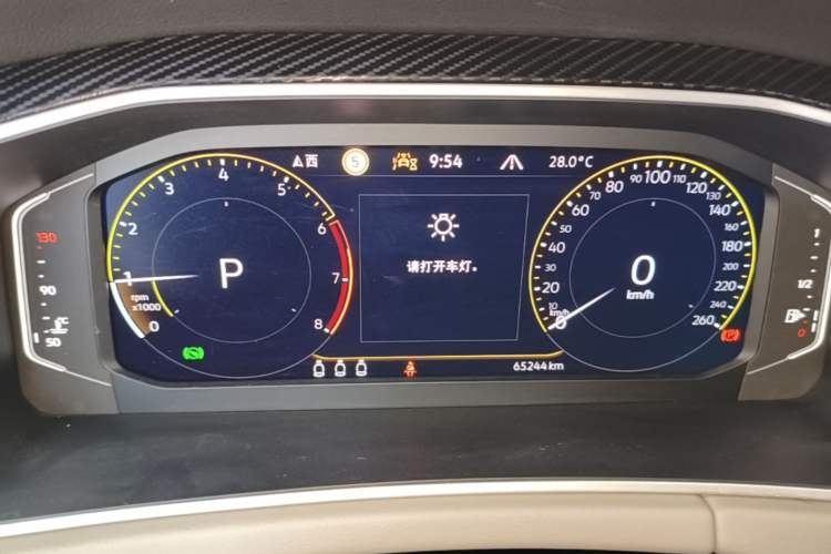 Used Volkswagen Tayron 2024 300TSI Two-Wheel-Drive Luxury Plus Advanced Version Odometer Close Up