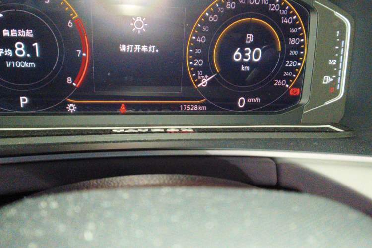 Used Volkswagen Tayron 2024 300TSI Two-Wheel-Drive Luxury Plus Advanced Version Odometer Close Up