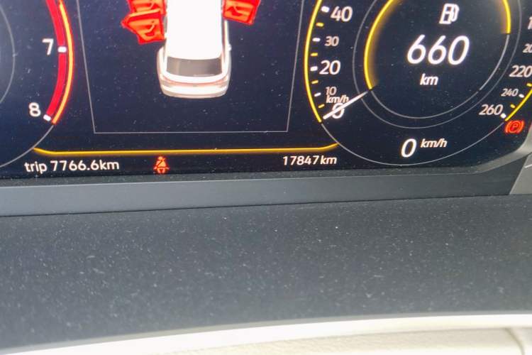 Used Volkswagen Tayron 2025 Zhongxiang Version 300TSI Odometer Close Up