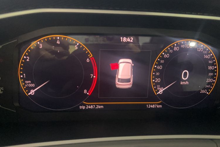 Used Volkswagen Tayron 2025 Zhongxiang Version 300TSI Odometer Close Up