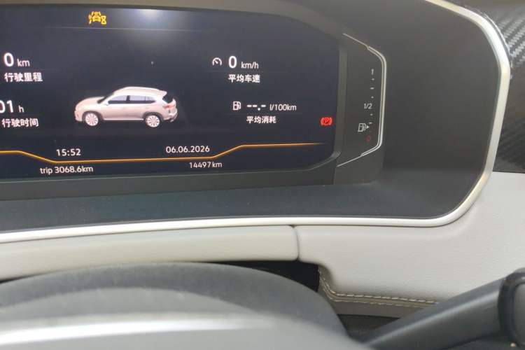 Used Volkswagen Tayron 2025 Zhongxiang Version 300TSI Odometer Close Up