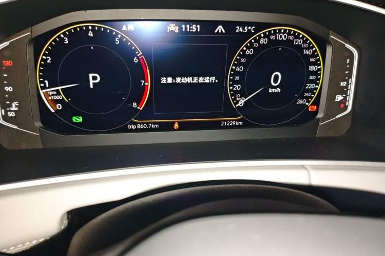 Used Volkswagen Tayron 2025 Zhongxiang Version 300TSI Odometer Close Up