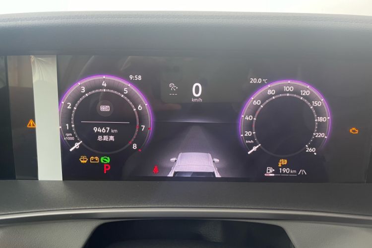 Used Volkswagen Tayron 2025 Tiguan L 300TSI Two-Wheel-Drive Elite Edition Odometer Close Up