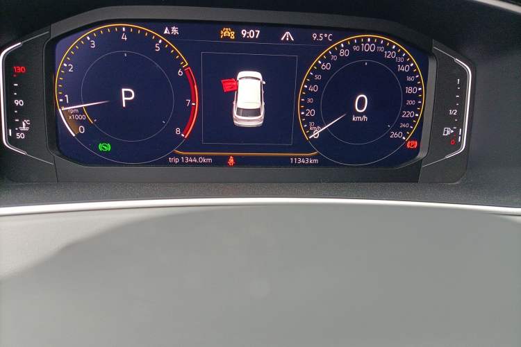 Used Volkswagen Tayron 2025 Zhongxiang Version 300TSI Odometer Close Up