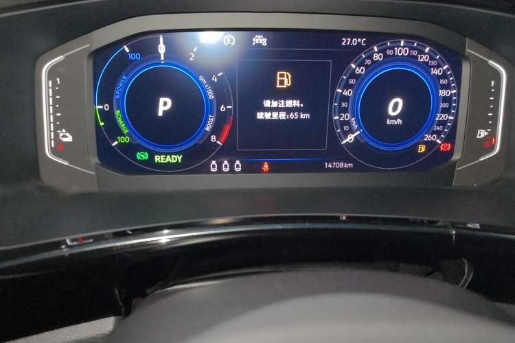 Used Volkswagen Tayron GTE Plug-in Hybrid 2020 1.4T Luxury Model Odometer Close Up