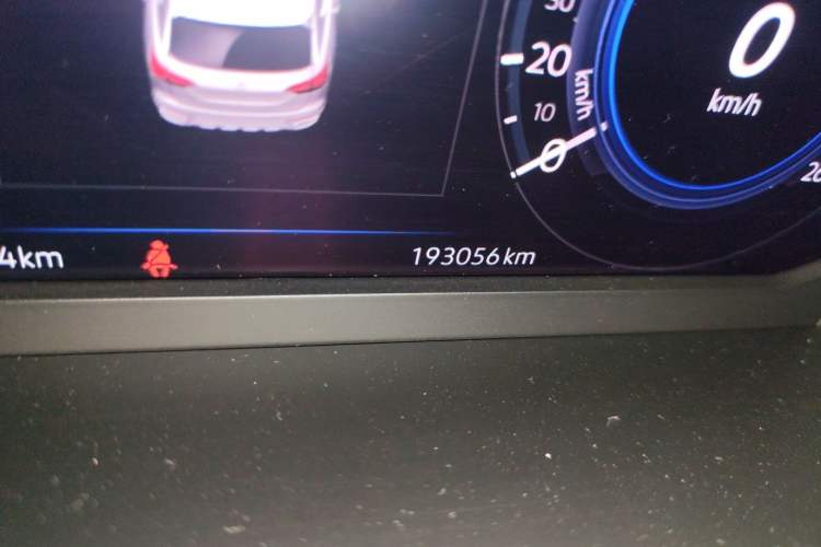 Used Volkswagen Tayron GTE Plug-in Hybrid 2020 1.4T Luxury Model Odometer Close Up