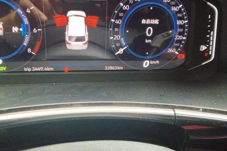 Used Volkswagen Tayron GTE Plug-in Hybrid 2020 1.4T Luxury Model Odometer Close Up