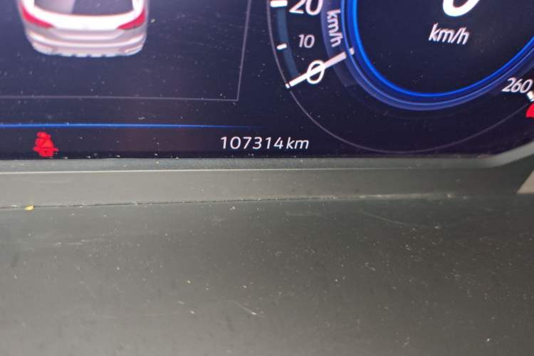 Used Volkswagen Tayron GTE Plug-in Hybrid 2020 1.4T Luxury Model Odometer Close Up