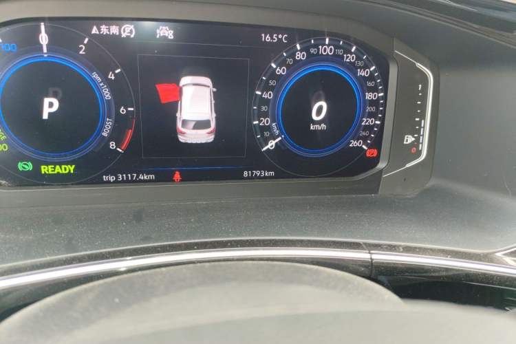 Used Volkswagen Tayron GTE Plug-in Hybrid 2020 1.4T Luxury Model Odometer Close Up