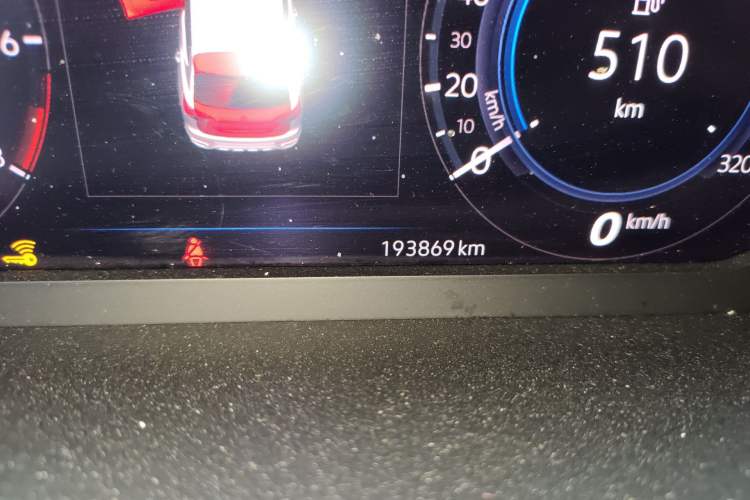 Used Volkswagen Tayron GTE Plug-in Hybrid 2020 1.4T Luxury Model Odometer Close Up