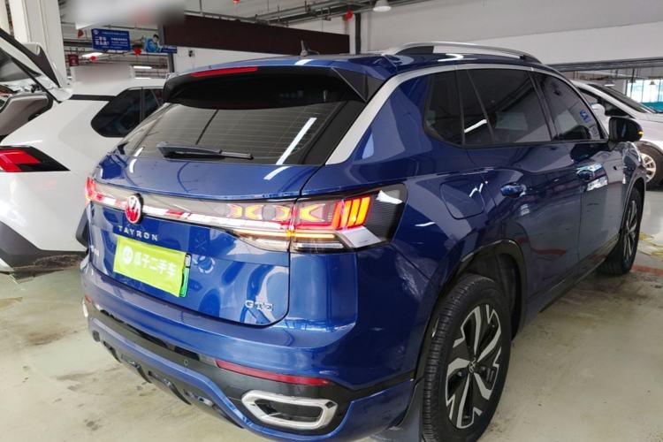 Used Volkswagen Tayron GTE Plug-in Hybrid 2023 280TSI Luxury Plus Advanced Edition Rear Right 45 Deg