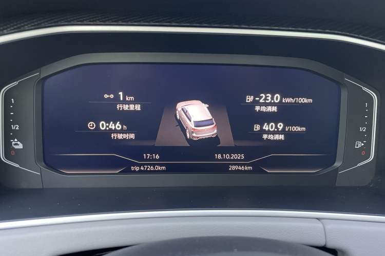 Used Volkswagen Tayron GTE Plug-in Hybrid 2023 280TSI Luxury Plus Advanced Edition Odometer Close Up