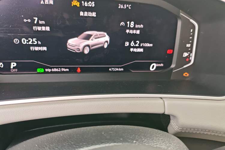 Used Volkswagen Tayron GTE Plug-in Hybrid 2023 280TSI Luxury Plus Advanced Edition Odometer Close Up