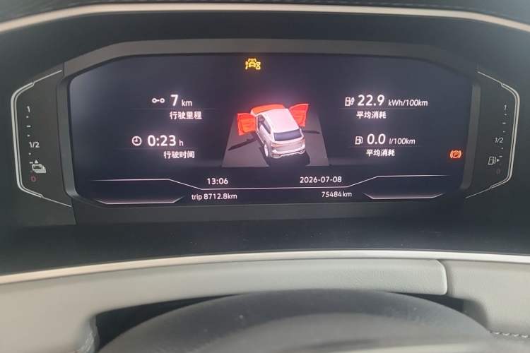 Used Volkswagen Tayron GTE Plug-in Hybrid 2023 280TSI Luxury Plus Advanced Edition Odometer Close Up