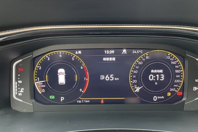 Used Volkswagen Tayron X 2020 330TSI Two-Wheel Drive Luxury Smart Connectivity Version Instrument Cluster