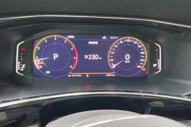 Used Volkswagen Tayron X 2020 330TSI Two-Wheel Drive Luxury Smart Connectivity Version Instrument Cluster