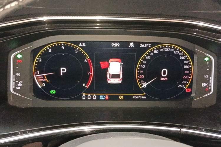 Used Volkswagen Tayron X 2020 330TSI Two-Wheel Drive Luxury Smart Connectivity Version Instrument Cluster