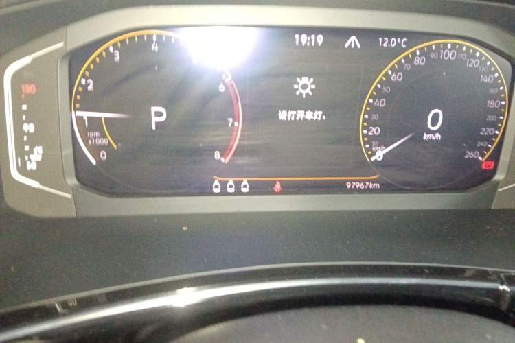 Used Volkswagen Tayron X 2020 330TSI Two-Wheel Drive Luxury Smart Connectivity Version Instrument Cluster