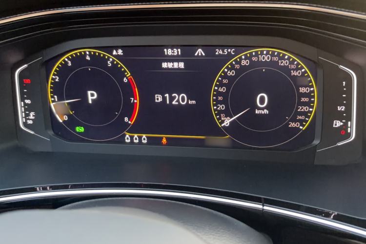 Used Volkswagen Tayron X 2020 330TSI Two-Wheel Drive Luxury Smart Connectivity Version Instrument Cluster