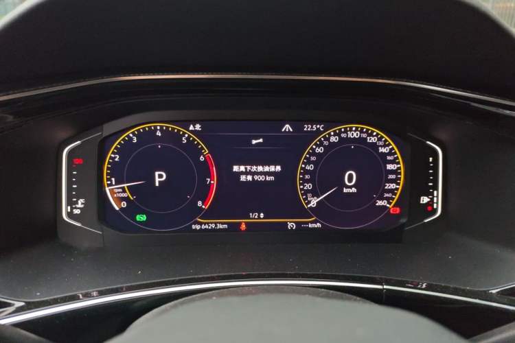 Used Volkswagen Tayron X 2020 330TSI Two-Wheel Drive Luxury Smart Connectivity Version Instrument Cluster