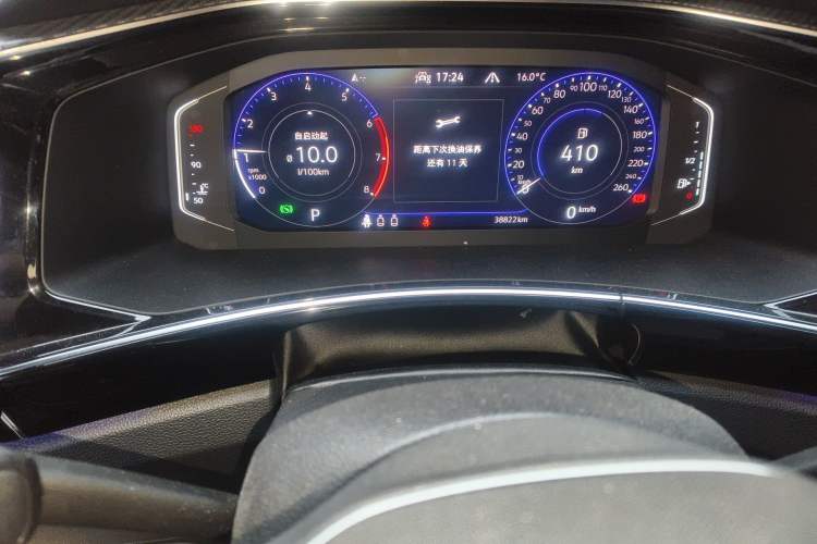 Used Volkswagen Tayron X 2020 330TSI Two-Wheel Drive Flagship Smart Connectivity Version Odometer Close Up