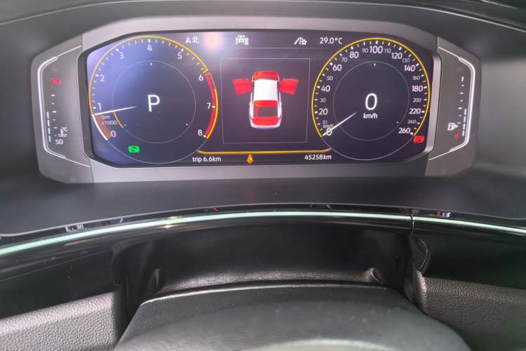 Used Volkswagen Tayron X 2020 380TSI Four-Wheel Drive Prestige Connected Version Odometer Close Up