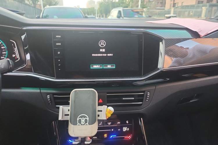 Used Volkswagen Tayron X 2020 380TSI Four-Wheel Drive Prestige Connected Version Audio And AC Panel