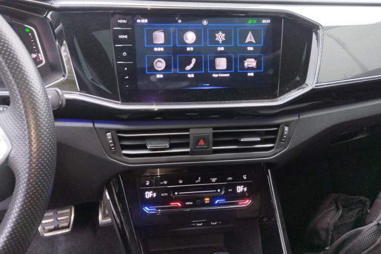 Used Volkswagen Tayron X 2020 380TSI Four-Wheel Drive Prestige Connected Version Audio And AC Panel
