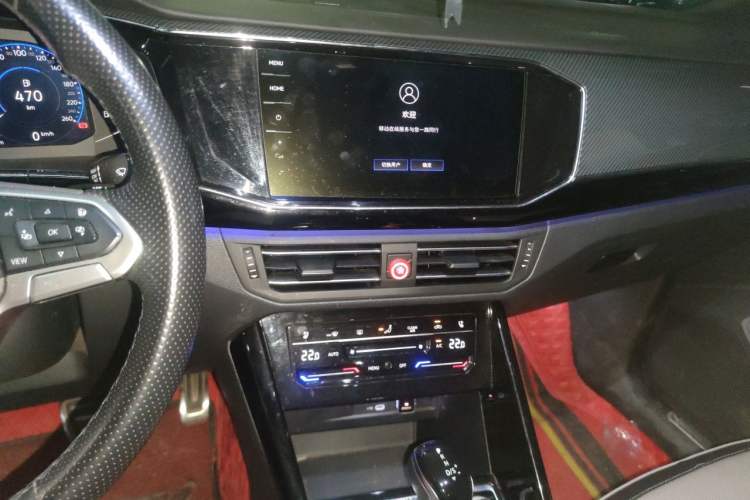 Used Volkswagen Tayron X 2020 380TSI Four-Wheel Drive Prestige Connected Version Audio And AC Panel