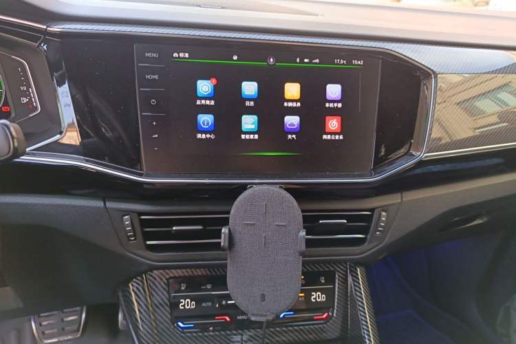 Used Volkswagen Tayron X 2020 380TSI Four-Wheel Drive Flagship Smart Connectivity Version Audio And AC Panel
