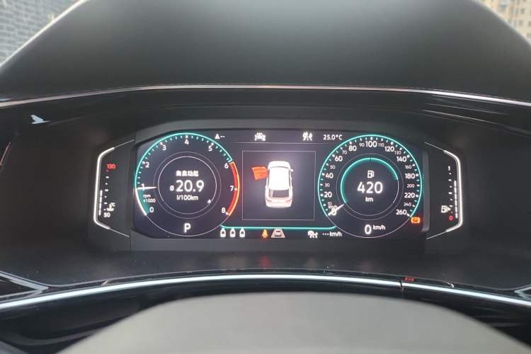 Used Volkswagen Tayron X 2020 380TSI Four-Wheel Drive Prestige Connected Version Instrument Cluster